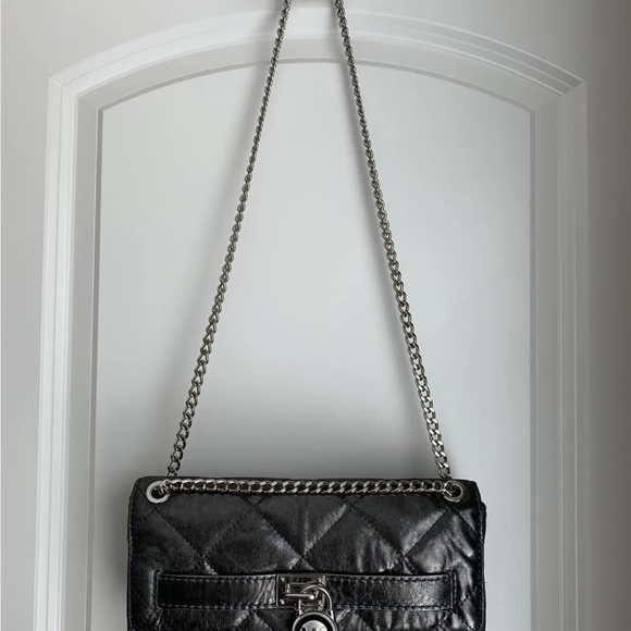 MICHAEL KORS HAMILTON Quilted Flap Shoulder Clutch - Picture 2 of 10